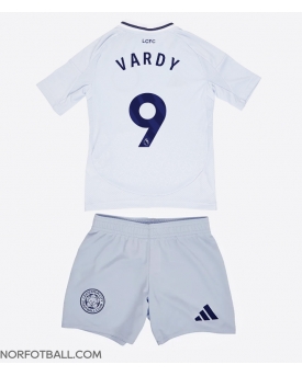 Billige Fotballdrakt Leicester City Jamie Vardy #9 Replika Tredjedraktsett Barn 2024-25 Kortermet (med bukser)